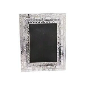 Vintage Mikasa Etched Crystal 5 x 7 Wedding Photo Picture Frame "Serenade" NOS